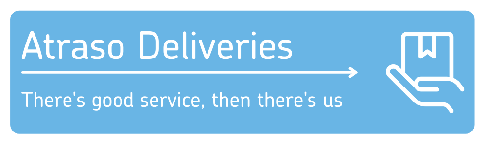 Atraso Deliveries logo from Enigmailed puzzle game through the post puzzle escape game sent in the UK